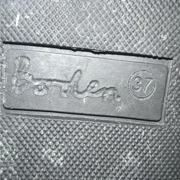 Boden Women’s Patent Leather Black knee high boots flat heel - Picture 6 of 6